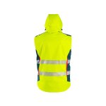 Pánská softshell výstražná bunda BEDFORD CXS, žluto-petrolová