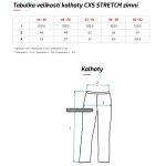 Pánské pracovní zimní kalhoty STRETCH, šedo - černé CXS