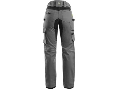 Dámské pracovní kalhoty STRETCH, šedo - černé CXS