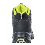 Volnočasová softshell kotníková obuv CROSS, černo-zelená
