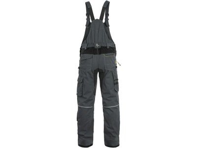 Pánské kalhoty s laclem STRETCH CXS, tmavě šedé-černá