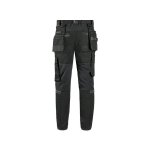 Pánské kalhoty LEONIS CXS, černé s šedými doplňky