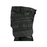 Pánské kalhoty LEONIS CXS, černé s šedými doplňky