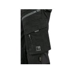 Pánské kalhoty LEONIS CXS, černé s šedými doplňky