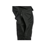 Pánské kalhoty LEONIS CXS, černé s šedými doplňky