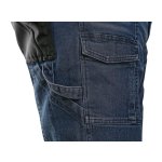 Pánské jeans kraťasy MURET CXS, modro-černé