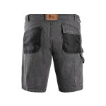 Pánské jeans kraťasy MURET CXS, šedo-černá