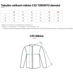 Dámská fleece mikina TORONTO malinová CXS