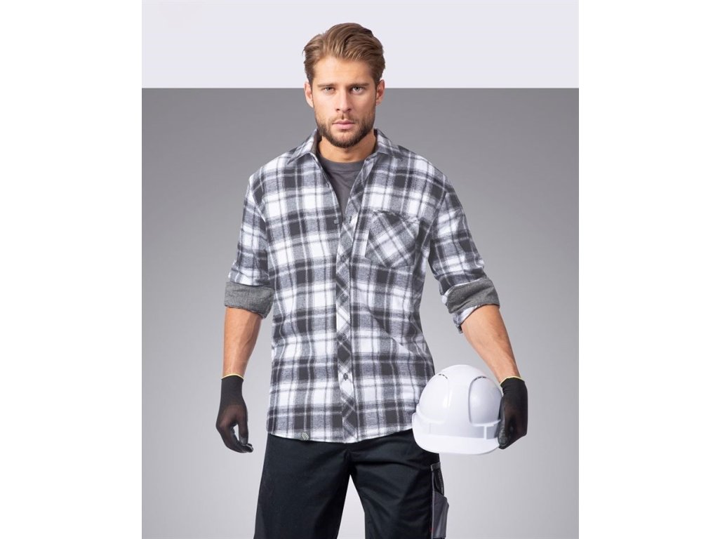 ARDON OPTIFLANNELS / Flanelová košile - šedá