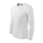 Pánské tričko s dlouhým rukávem FIT-LONG SLEEVE, bílé