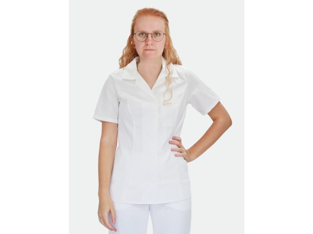 Dámská lékařská halena PRINCES, bílá