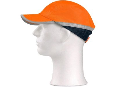 Čepice CRAN CXS s plastovou výztuhou SM923, fluorescenční oranžová
