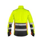 Pánská reflexní softshell bunda BENSON CXS, žluto-černá