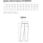 Pánské reflexní kalhoty NORWICH CXS, oranžovo-modré