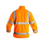 Pánská reflexní fleece bunda PRESTON CXS, oranžovo - modrá