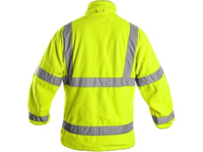 Pánská reflexní fleece bunda PRESTON CXS, žlutá