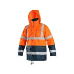 Pánská reflexní zimní bunda OXFORD, oranžová