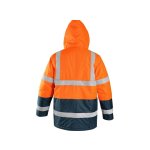 Pánská reflexní zimní bunda OXFORD, oranžová