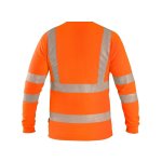 Pánské výstražné tričko OLDHAM CXS, dlouhý rukáv, oranžové