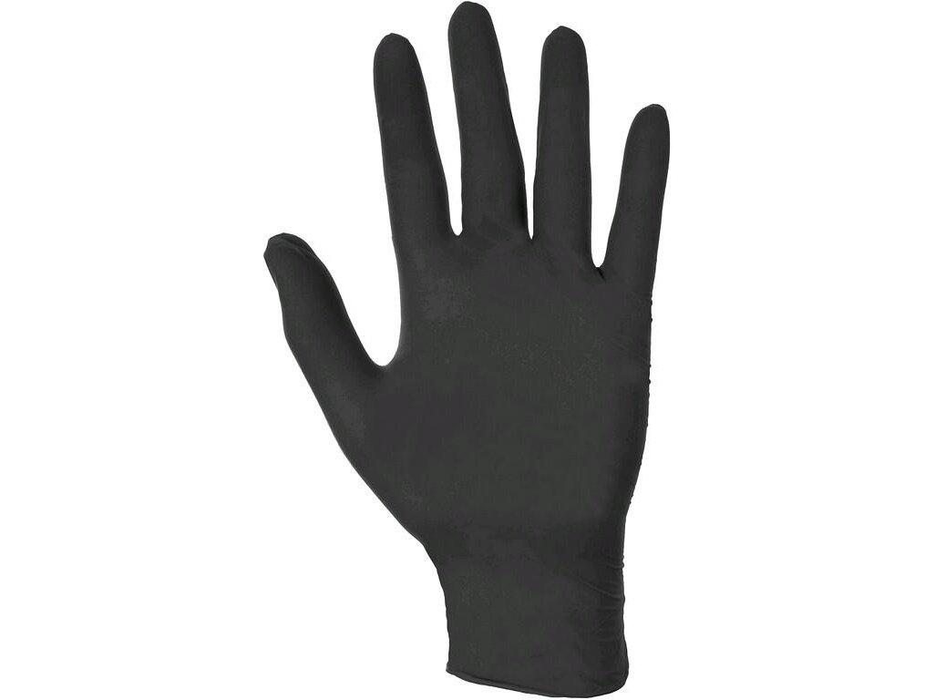 CXS STERN BLACK / Jednorázové rukavice, nitrilové, 100 ks v balení